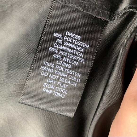 Jessica Howard dress size 4p Black Taffeta Floral - Picture 9 of 13